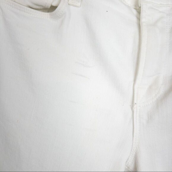 𝅺J Brand Womens Skinny Leg Jean Blanc White Size 27 Midrise Stretch Coastal - Picture 3 of 9
